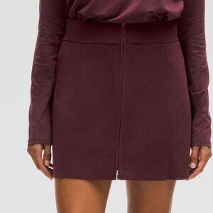 Sz XL Lululemon Ribbed-Knit Mini Skirt